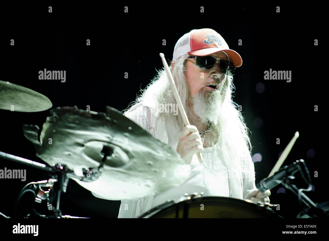 Seasick Steve live at concert Stock Photo