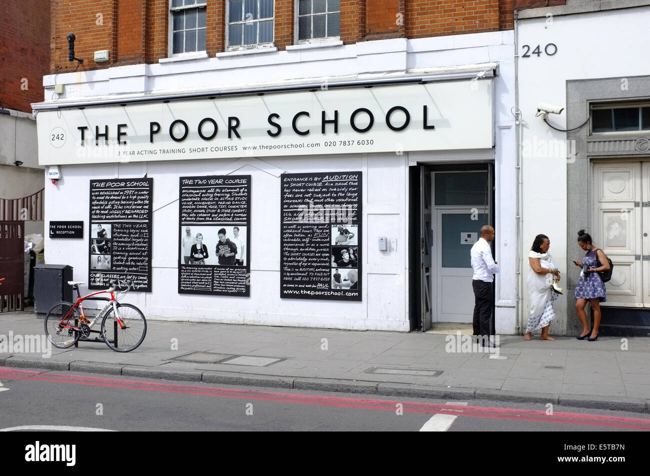 The Poor School in London Stock Photo