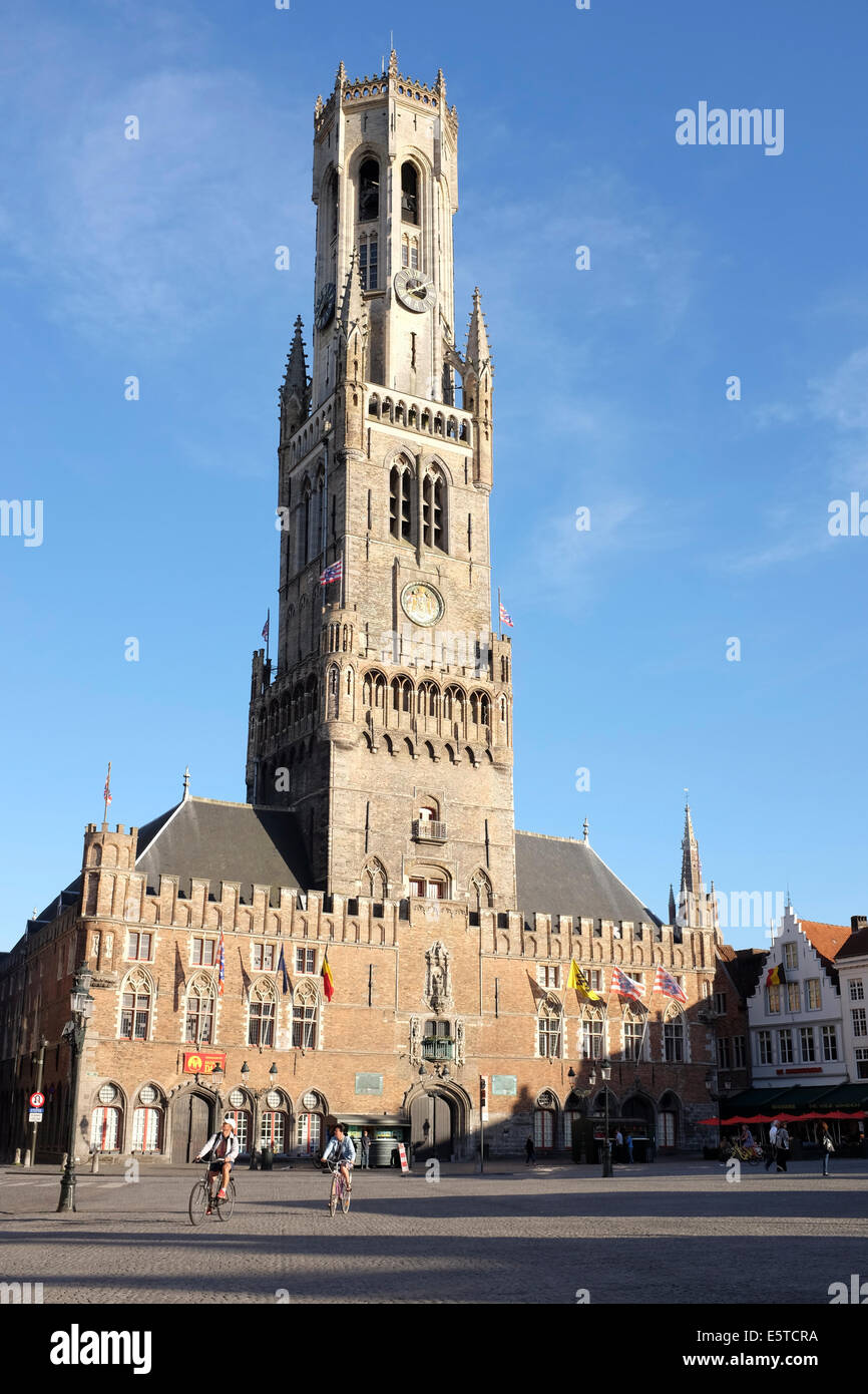 The Belfray, historic building and landmark in the Markt or Market ...
