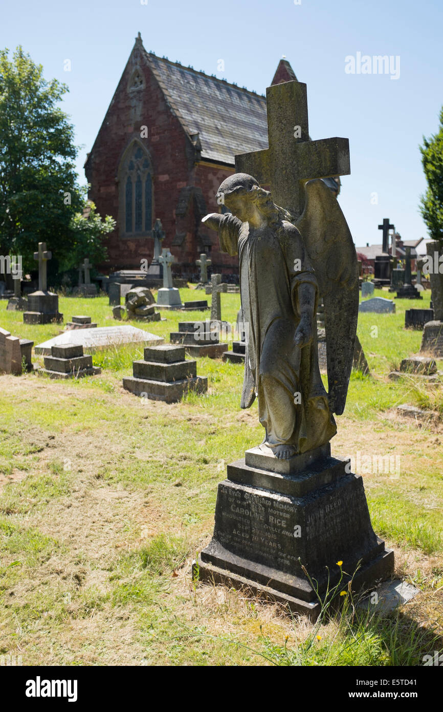 Tombs at Higher Cemetery of Exeter, England, UK Stock Photo Alamy