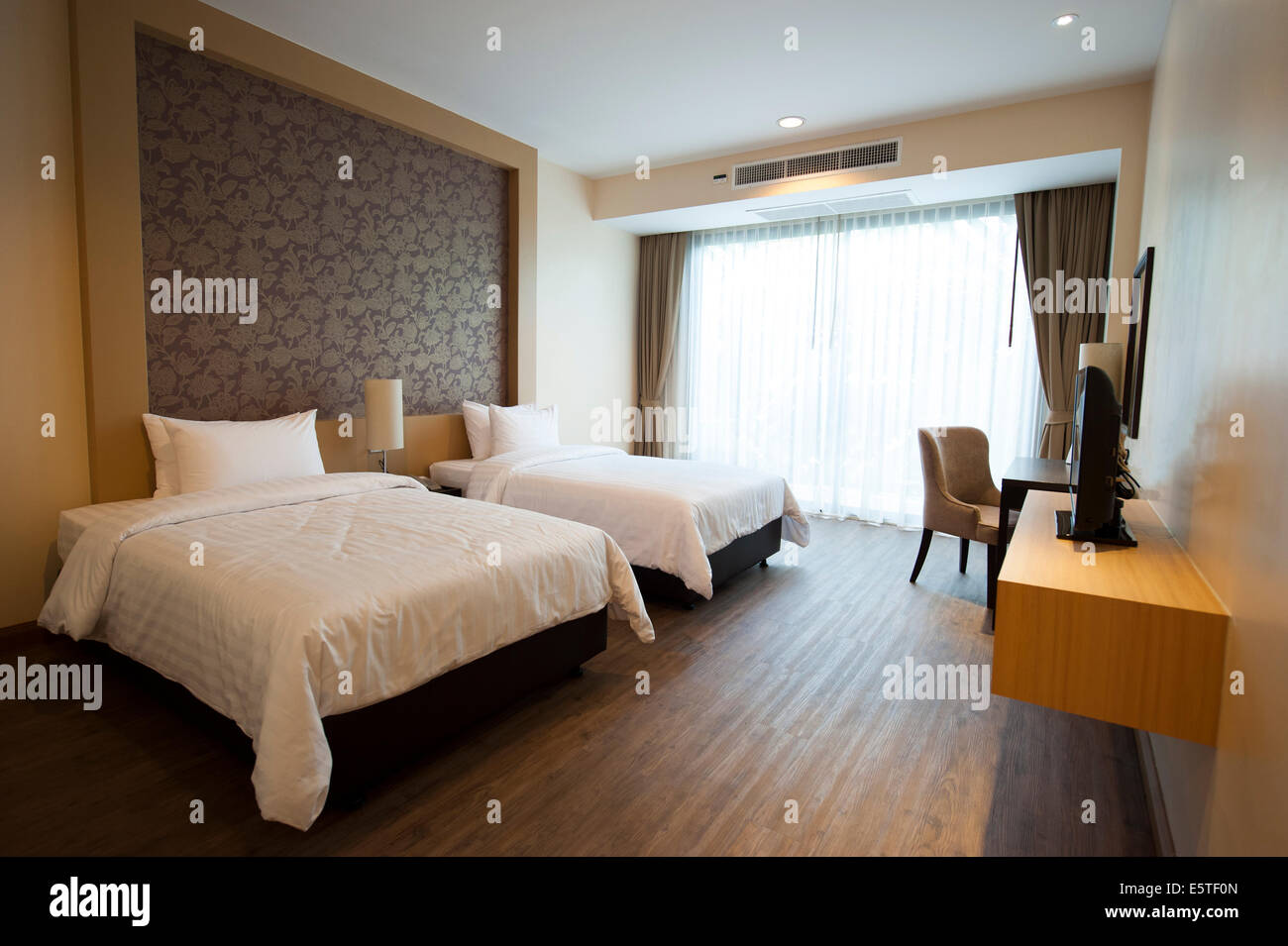 Luxury hotel room Stock Photo