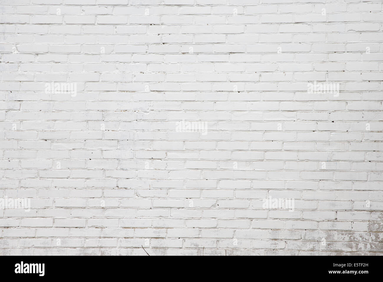 White brick wall for background or texture Stock Photo - Alamy
