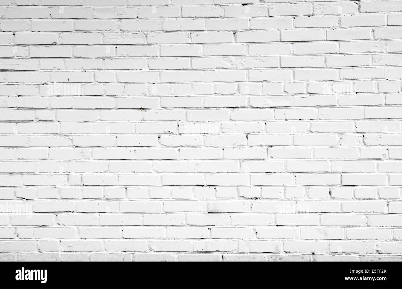 White brick wall for background or texture Stock Photo - Alamy