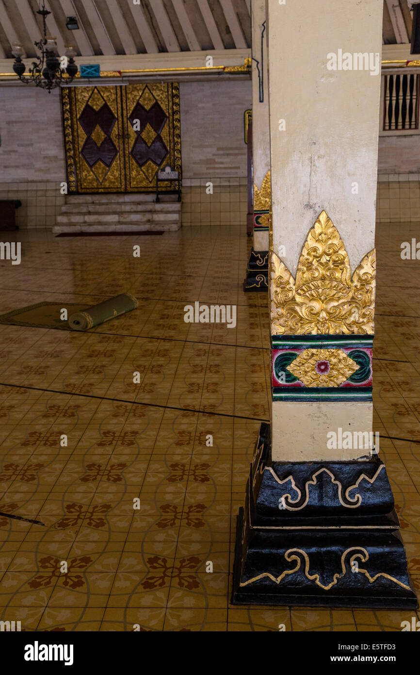 Yogyakarta, Java, Indonesia. Great Mosque, Masjid Gedhe Kauman, mid ...