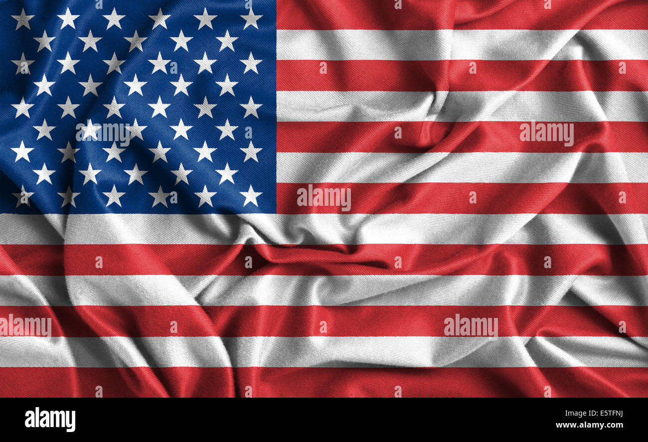 Closeup ripple american flag hi-res stock photography and images - Alamy