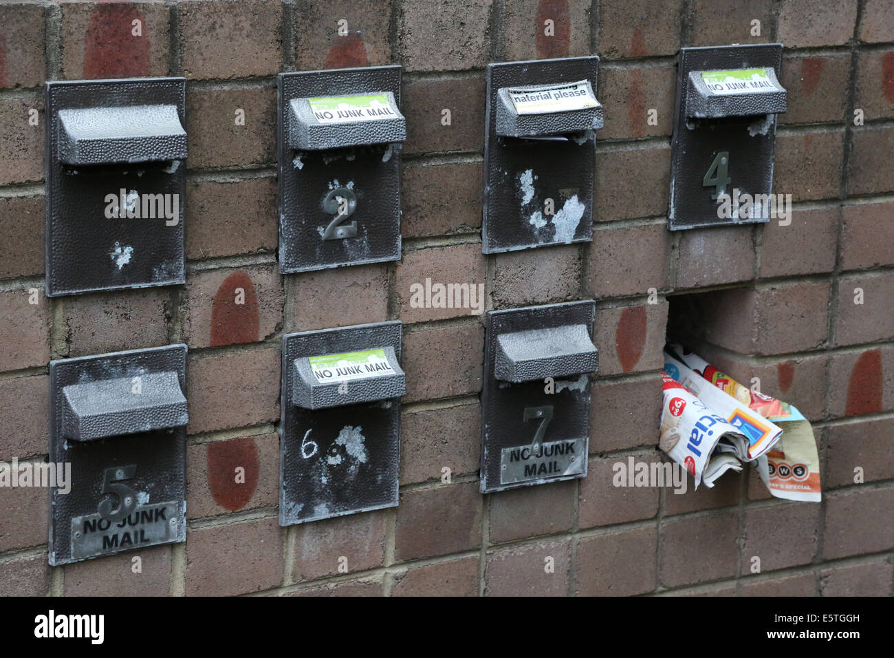 Letterboxes in Sydney, Australia Stock Photo Alamy