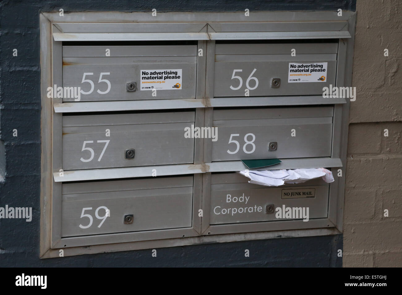 Letterboxes in Sydney, Australia Stock Photo Alamy