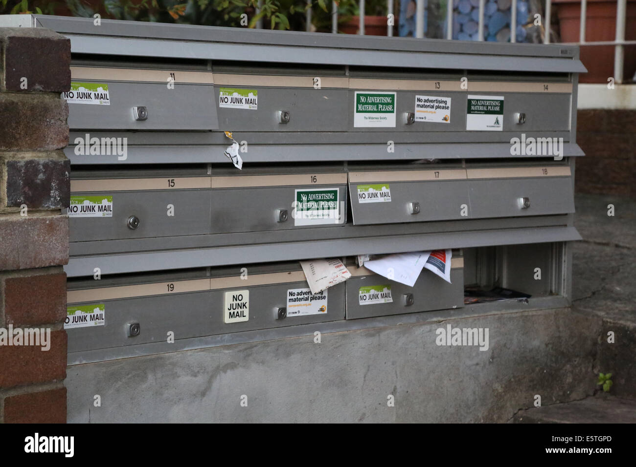 Letterboxes in Sydney, Australia Stock Photo Alamy