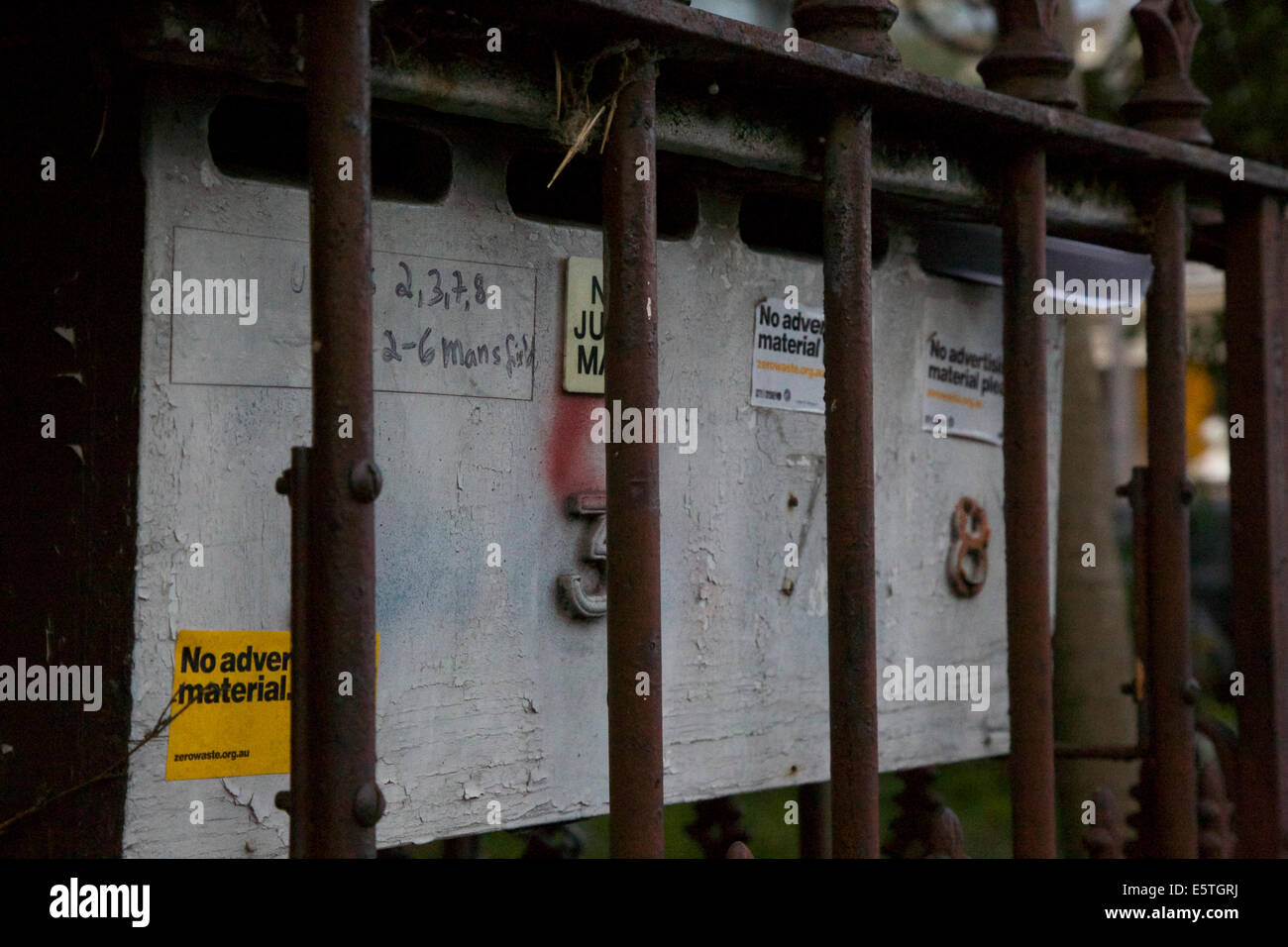 Letterboxes in Sydney, Australia Stock Photo Alamy