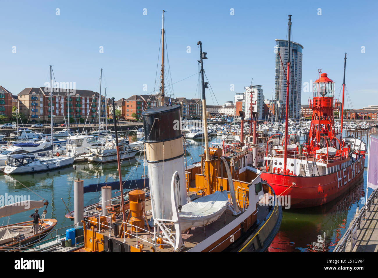 Wales, Swansea, Swansea Docks, National Waterfront Museum