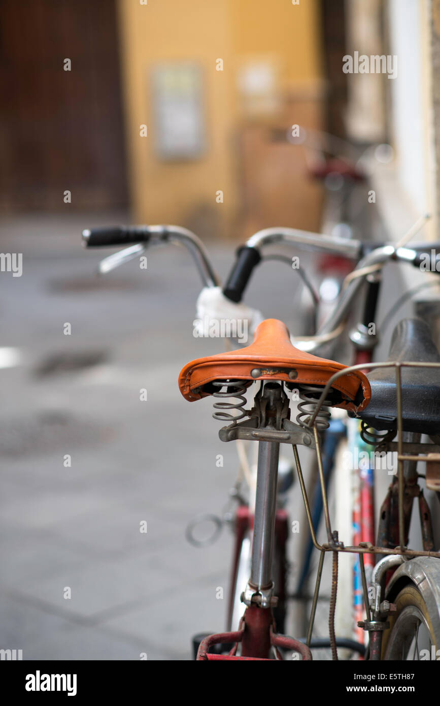 old fashioned bicycle, bike Stock Photo Alamy