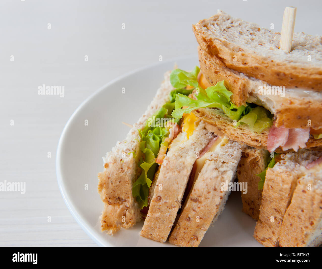 Club sandwich Stock Photo