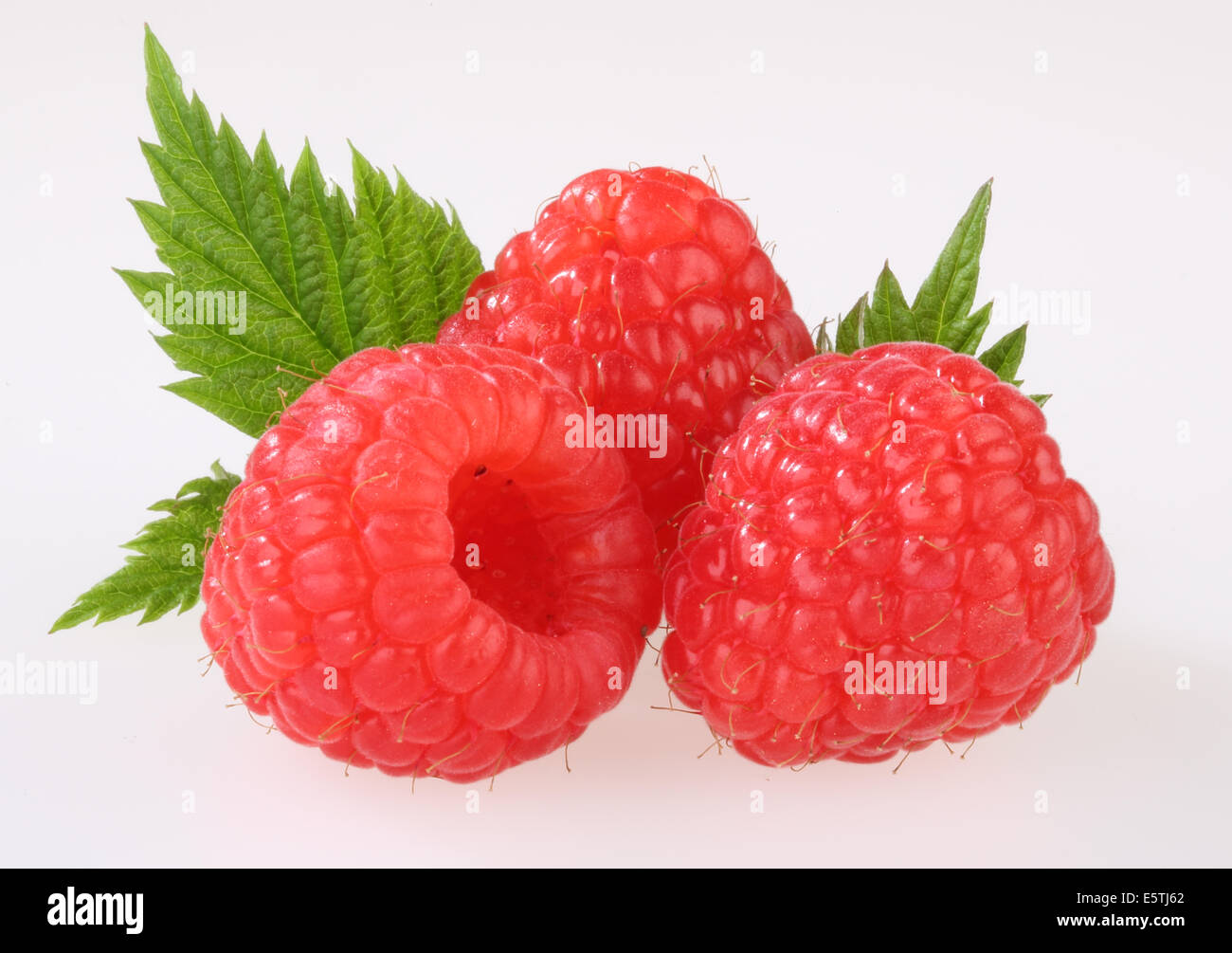 GROUP OF FRESH RASPBERRIES Stock Photo - Alamy