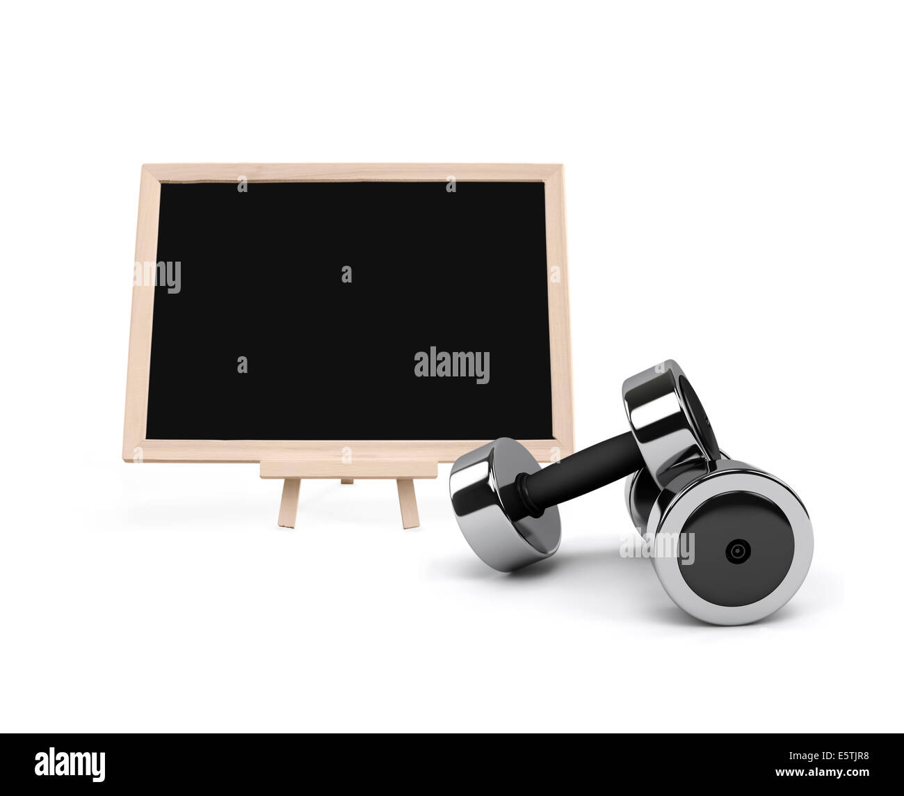 Fitness clipboard Stock Photo