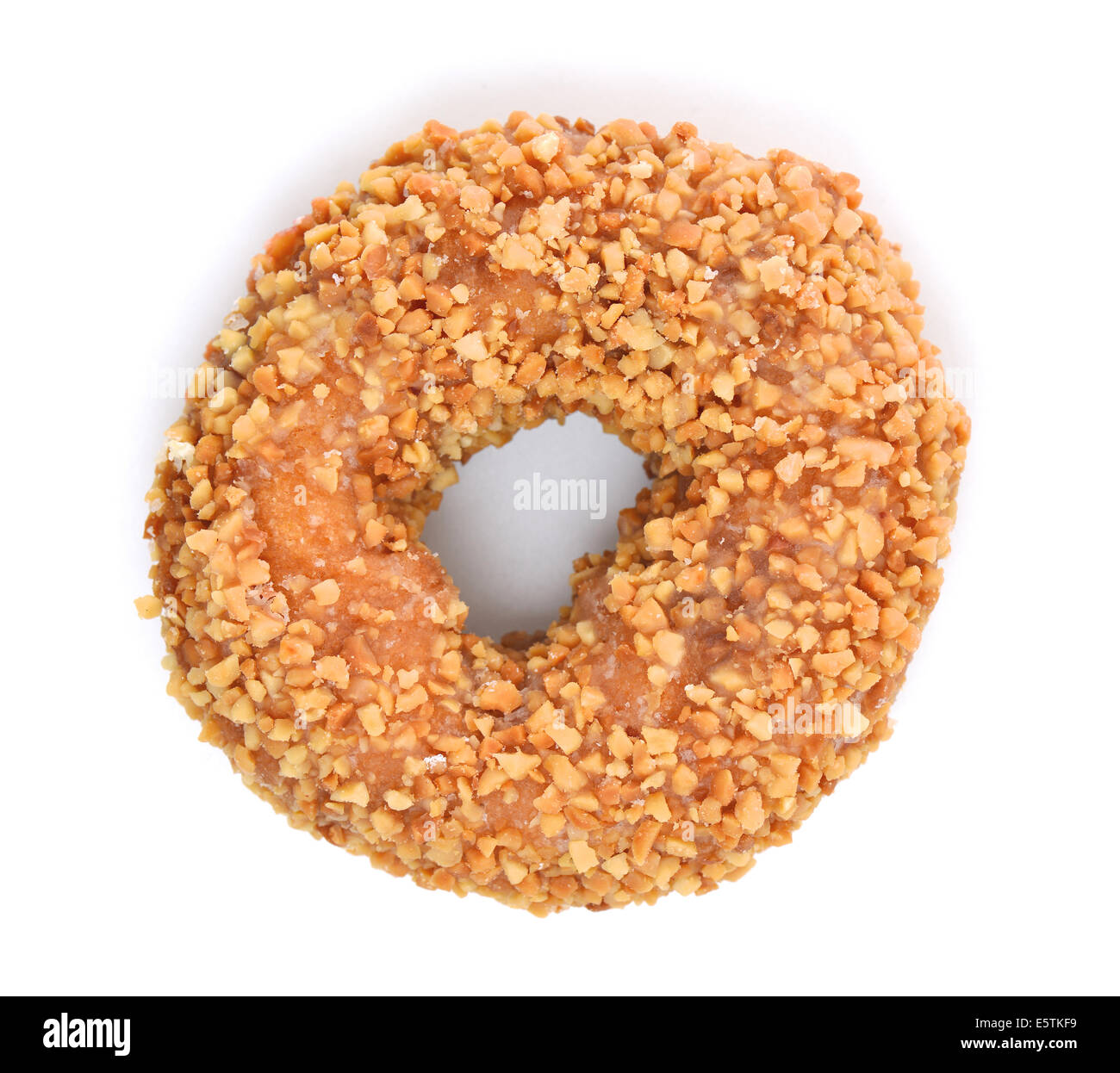 Peanut donut Stock Photo