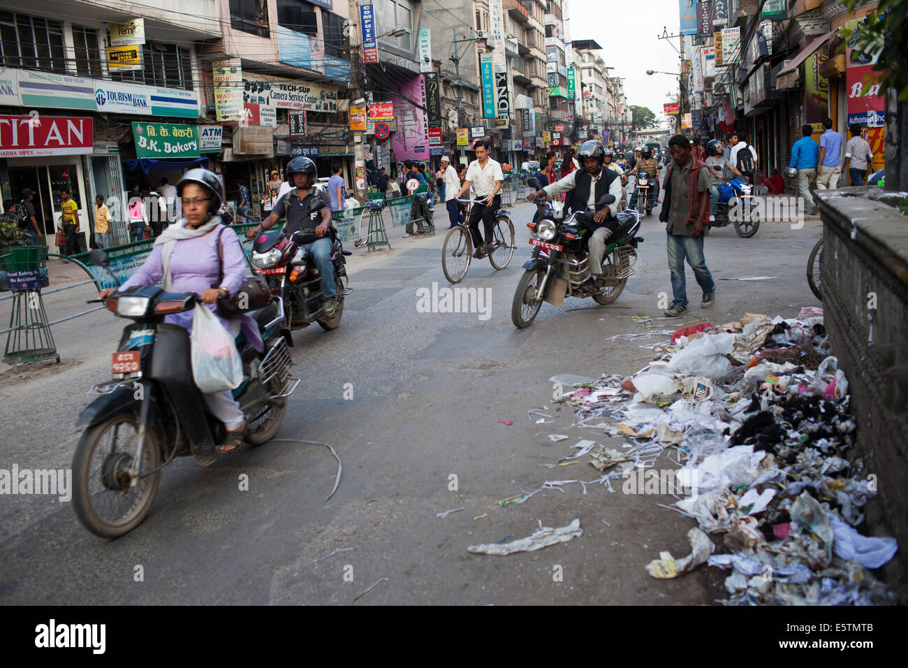 Nepal garbage hires stock photography and images Alamy