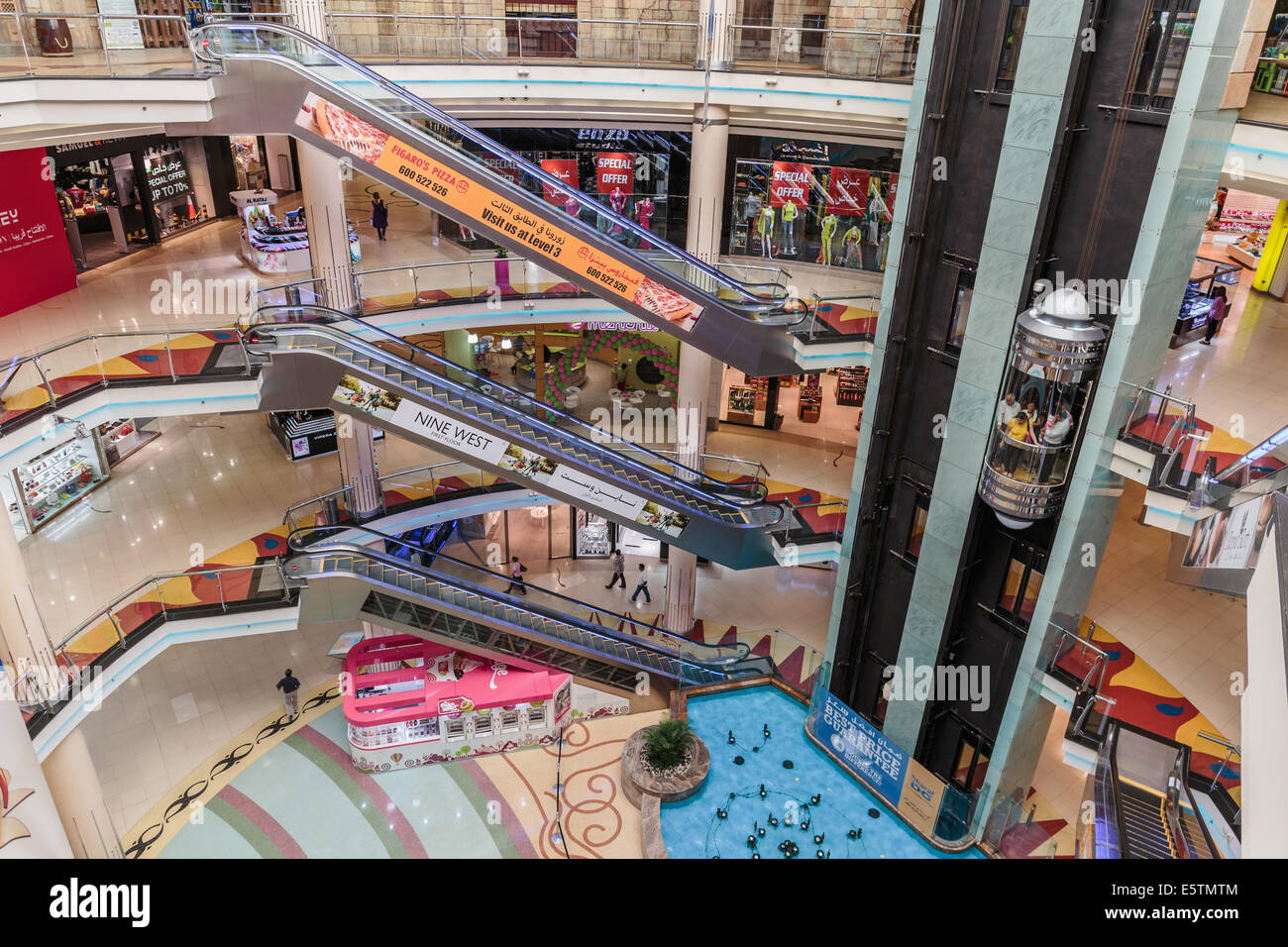 SHARJAH, UAE - OCTOBER 29, 2013: Central Souq Mega Mall opened on ...