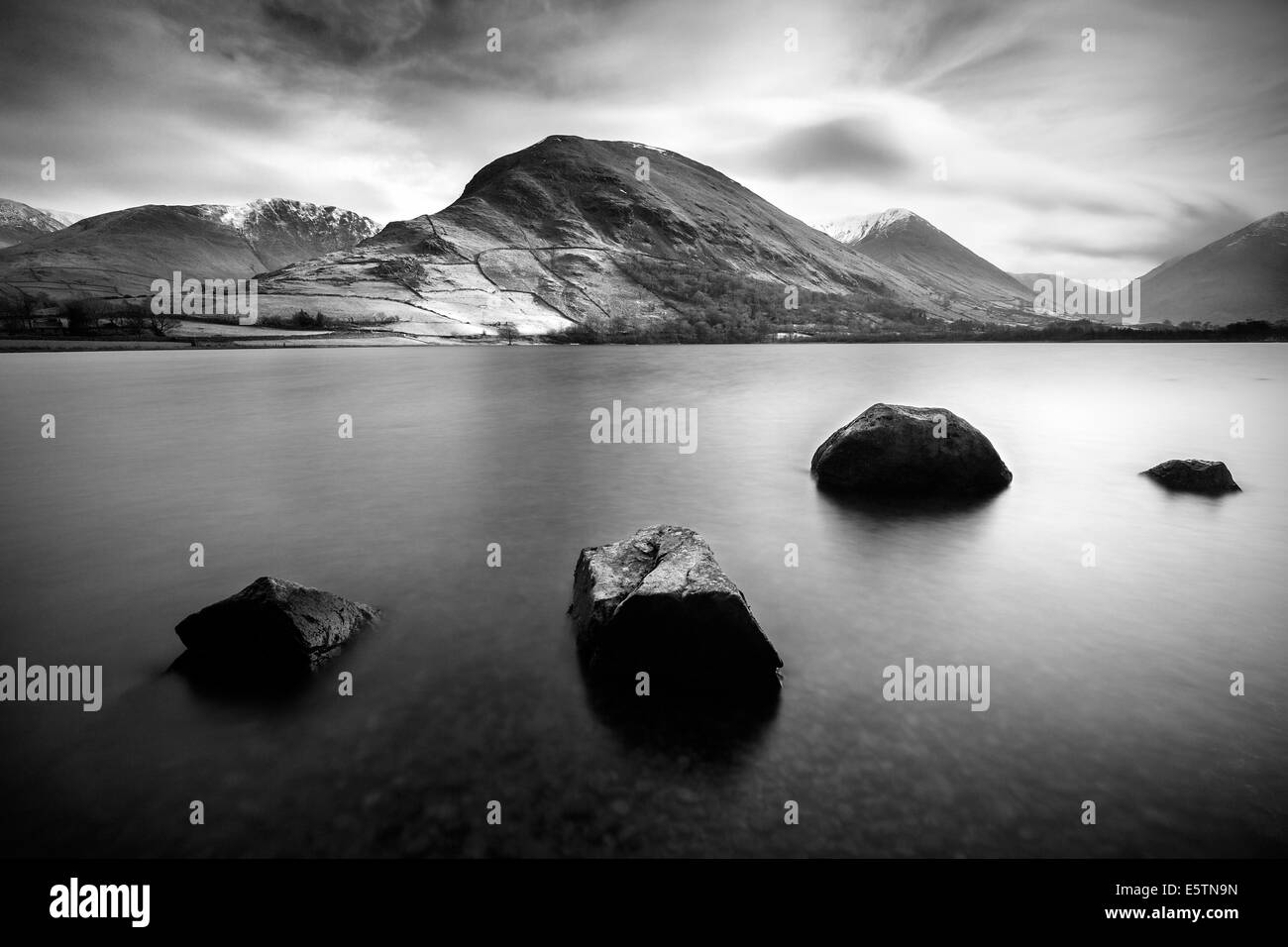 Lake district black white hi-res stock photography and images - Alamy