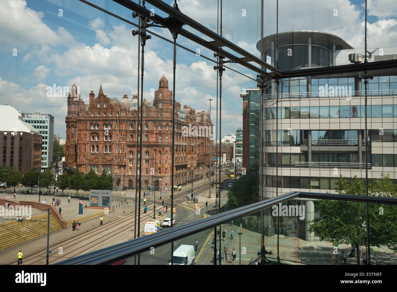 View from the Bridgewater Hall, Manchester Stock Photo
