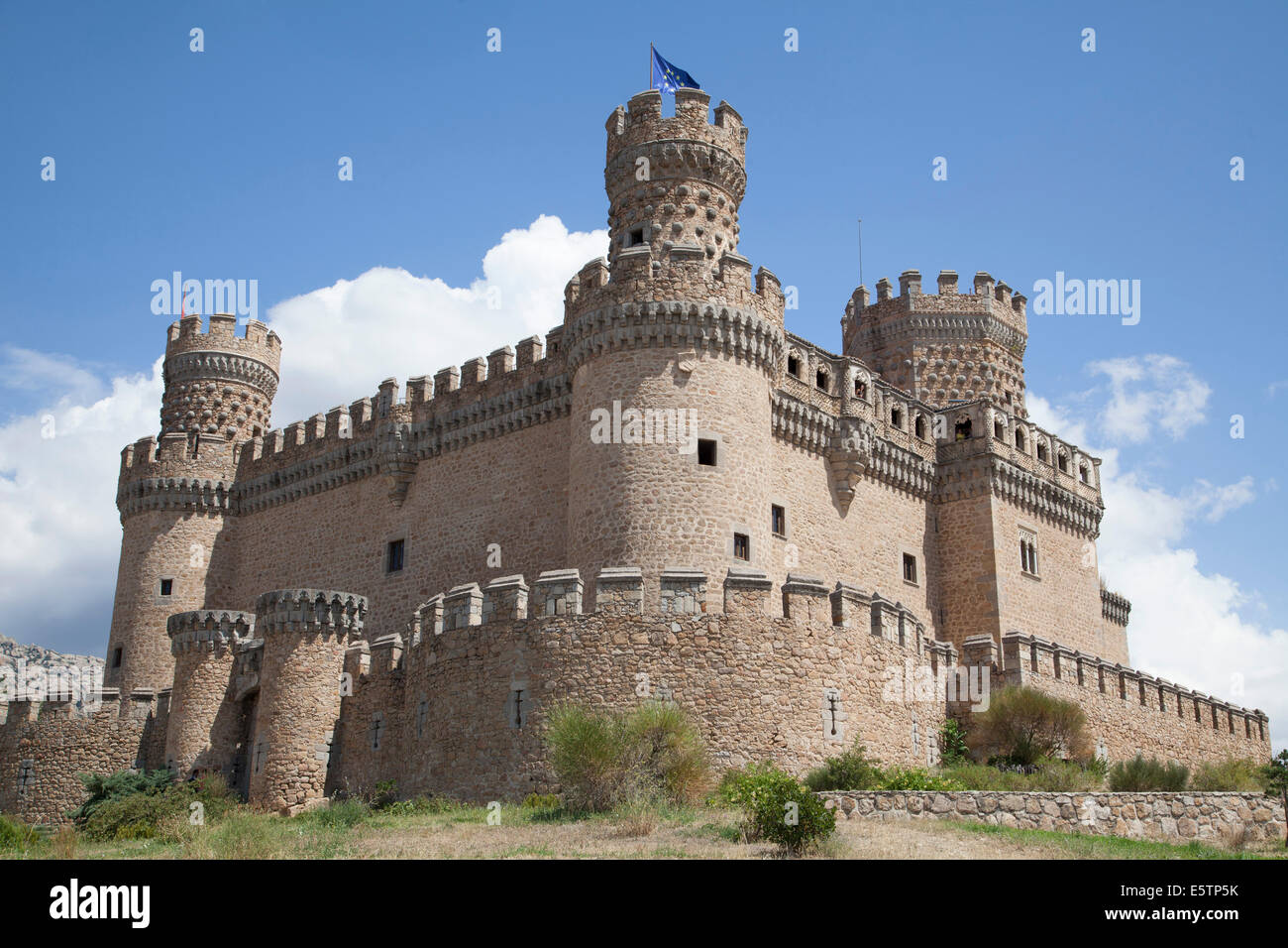 Castle of Manzanares el Real, Madrid, Spain Stock Photo Alamy