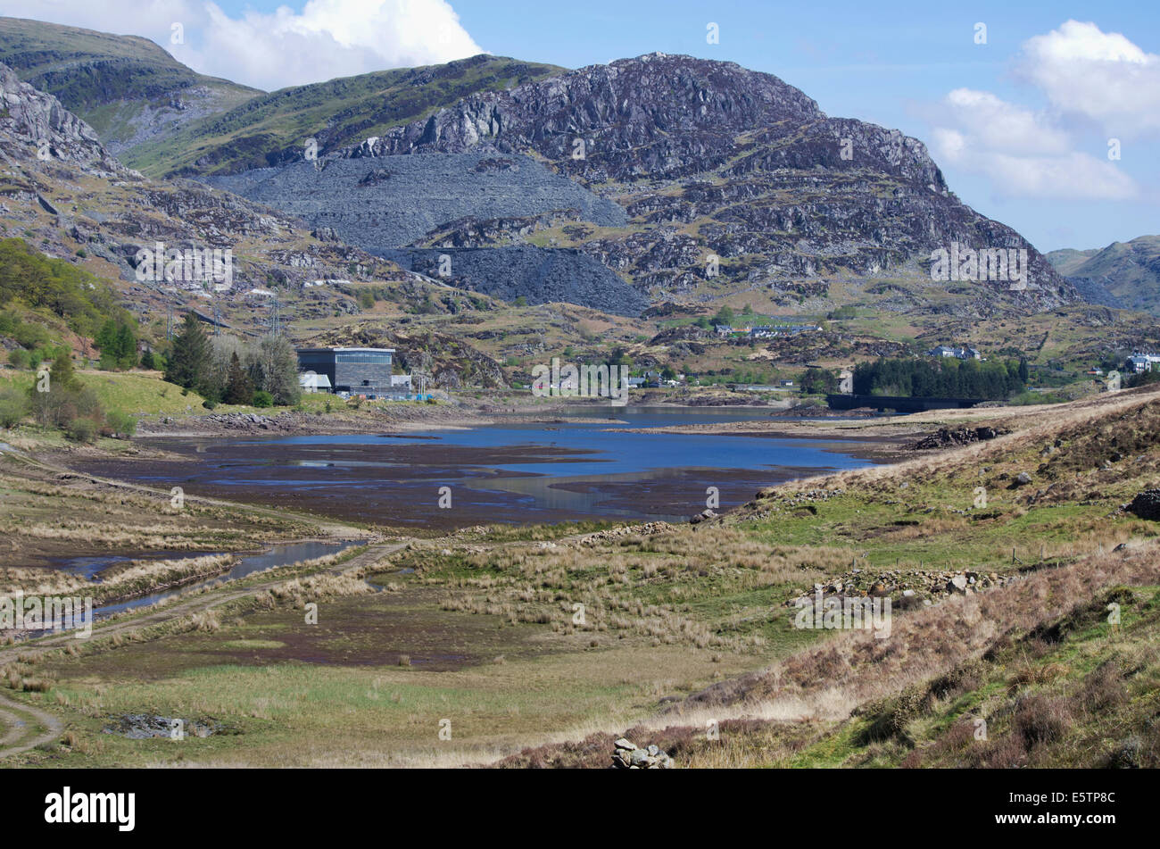 Tanygrisiau Hydro Electric Power Station, Tanygrisiau, Blaenau Ffestiniog,  Snowdonia, Gwynedd, North Wales Stock Photo