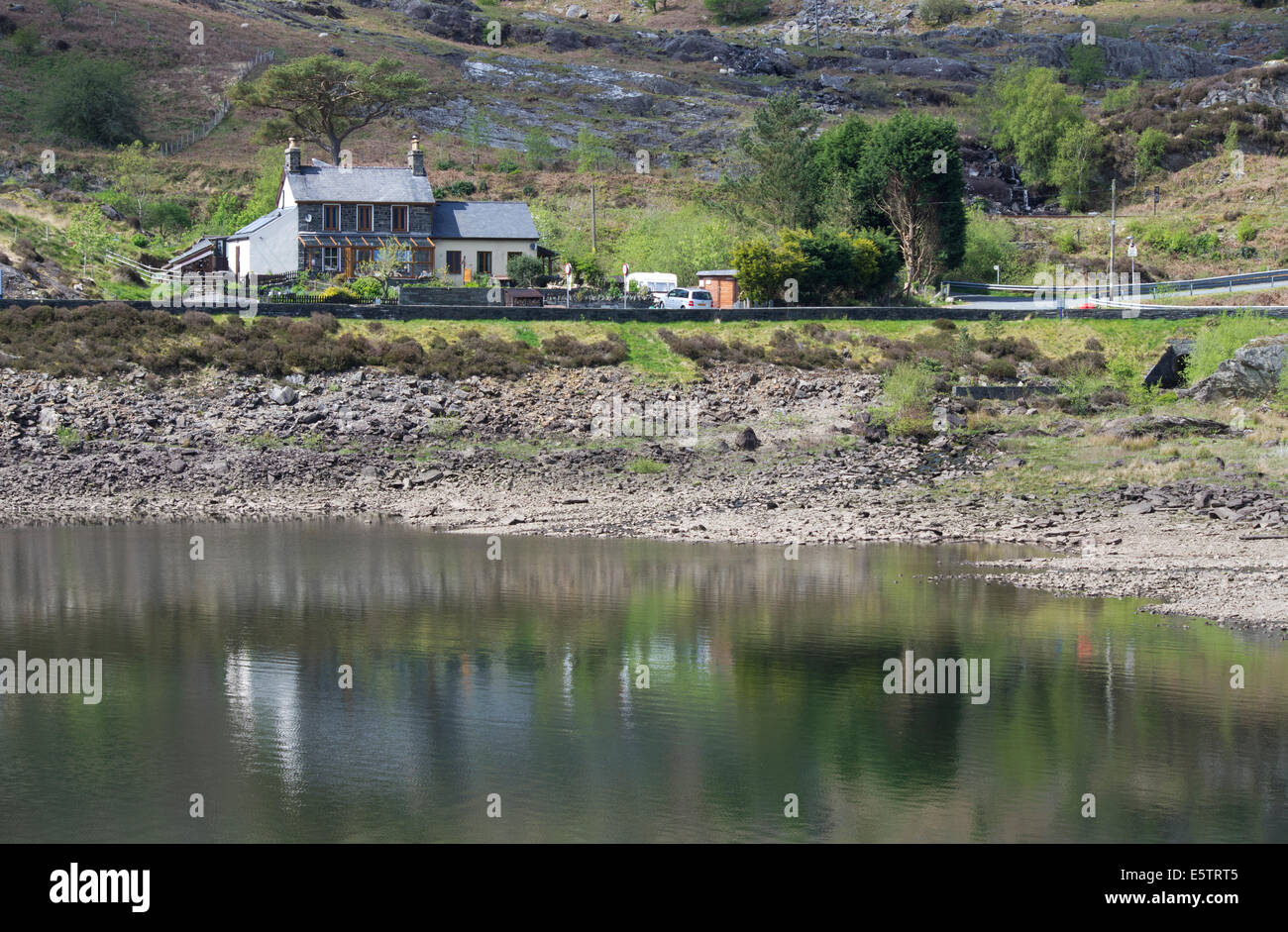 Tanygrisiau reservoir hires stock photography and images Alamy