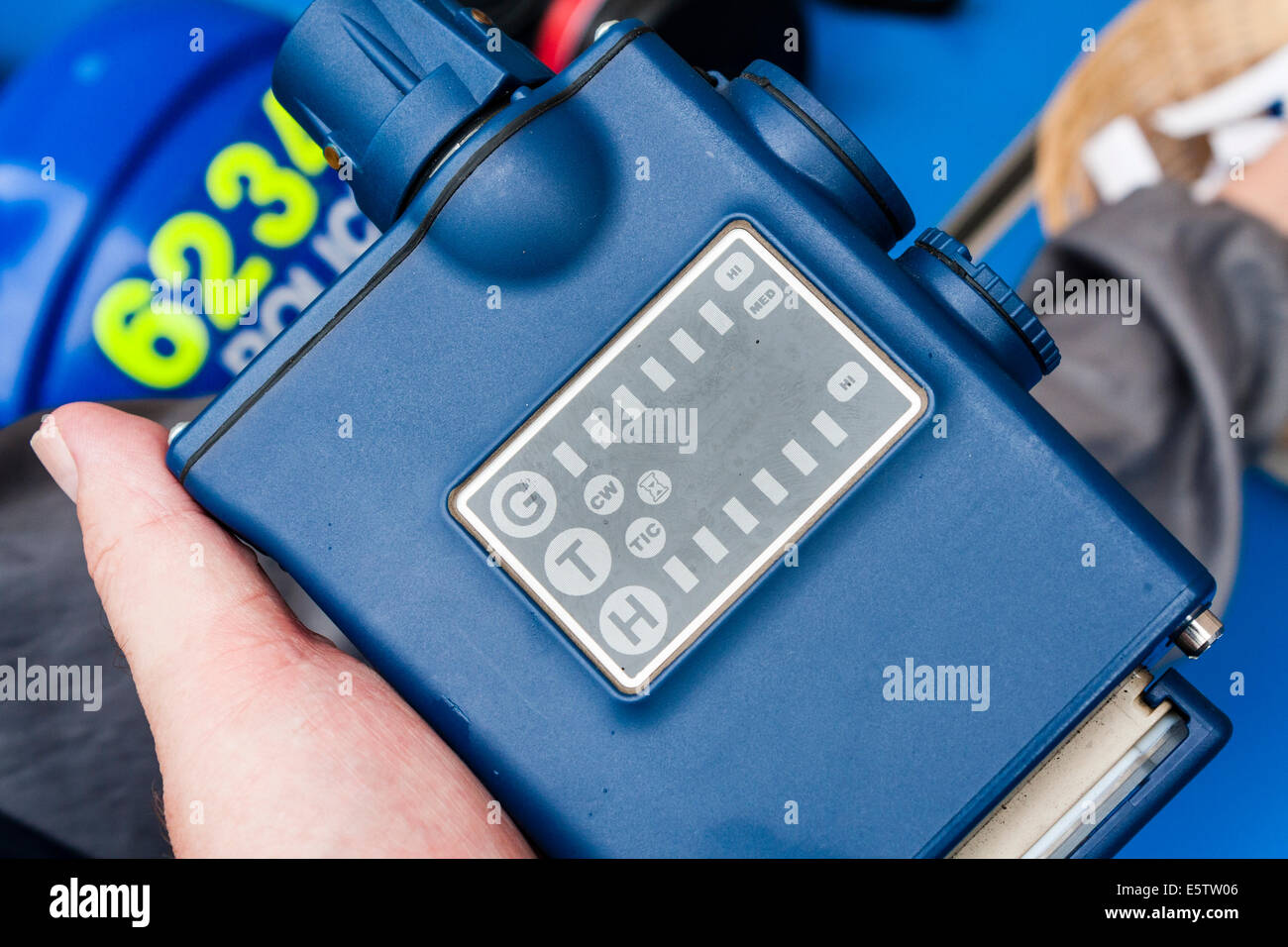 Lightweight Chemical Detector used by Thames Valley Police Stock Photo