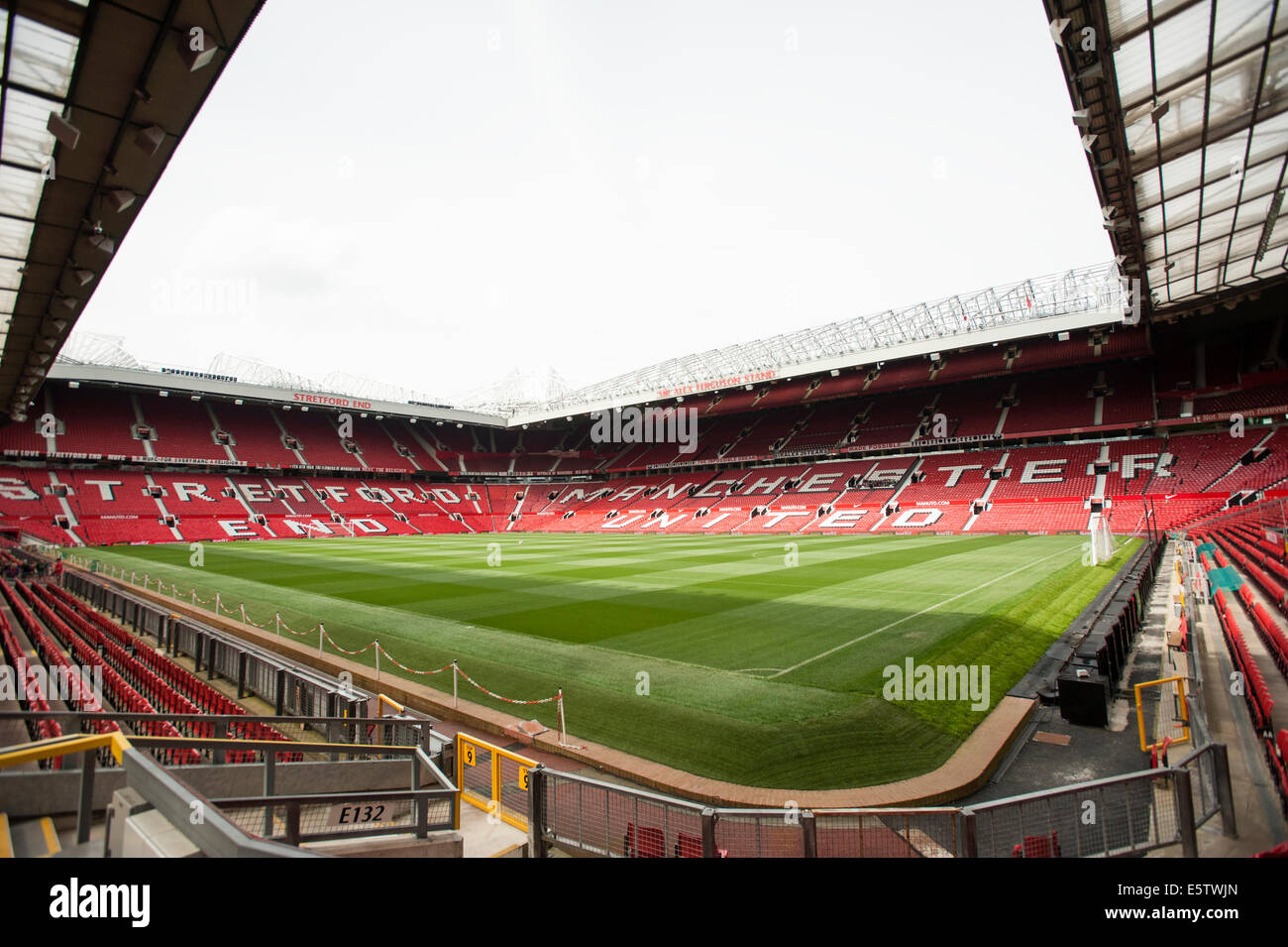 Old Trafford. MUFC. Stock Photo