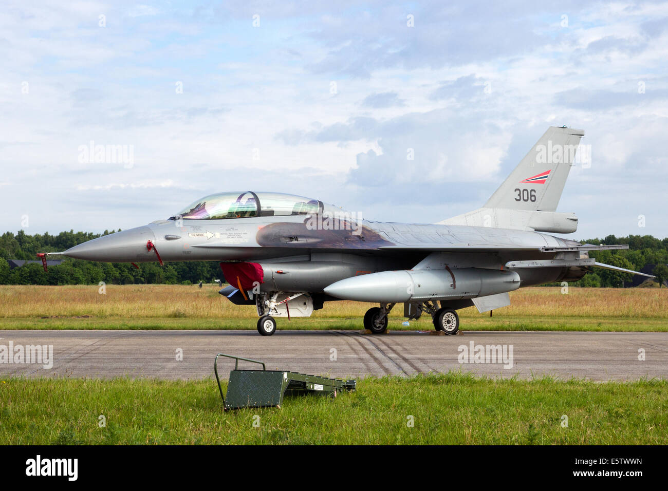 Norwegian Air Force F-16 Stock Photo
