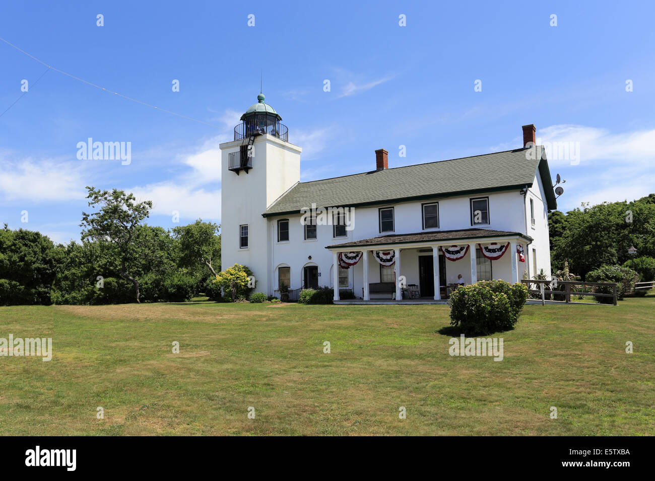 Horton Point Lighthouse Southold Long Island New York Stock Photo Alamy