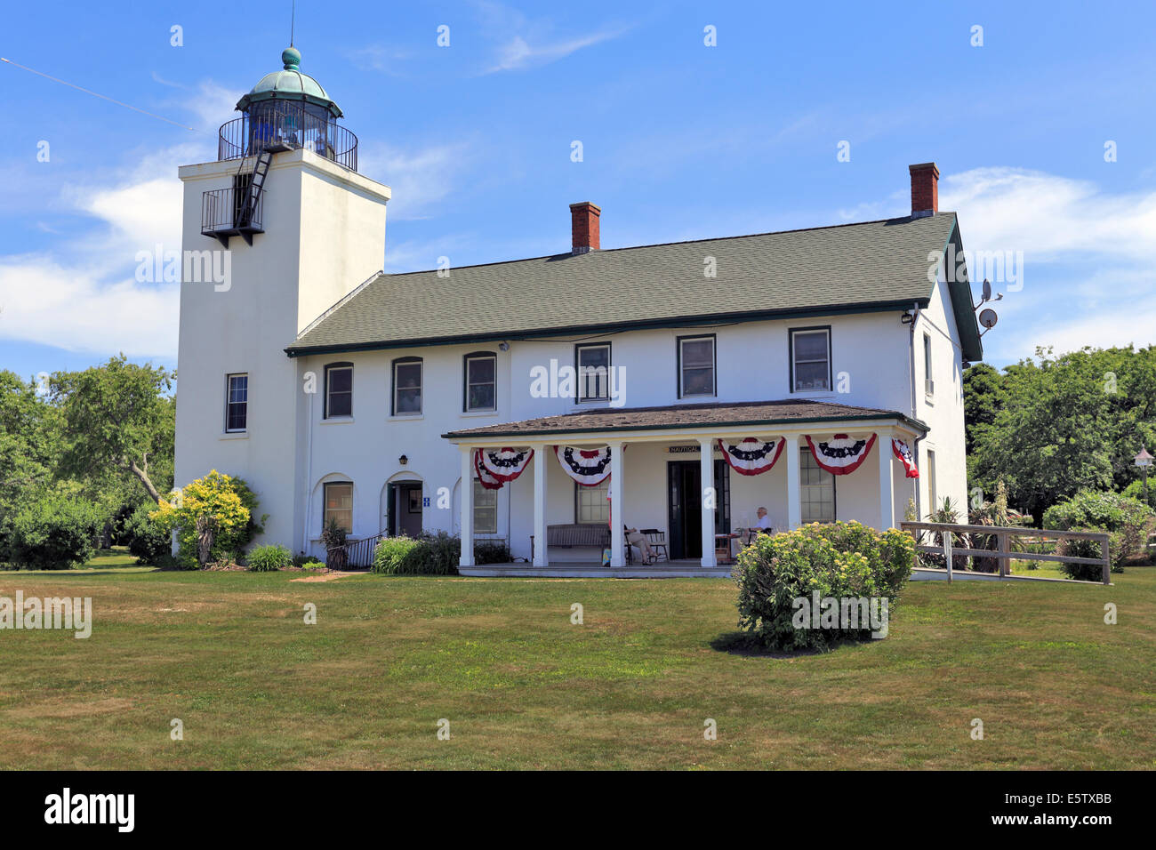Horton Point Lighthouse Southold Long Island New York Stock Photo Alamy