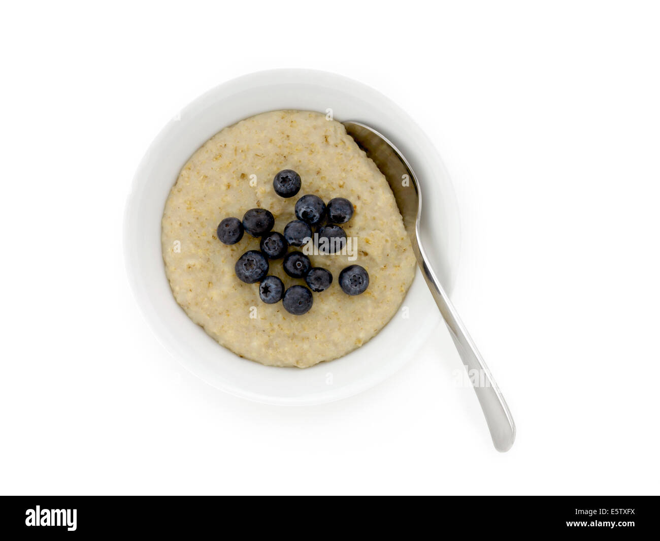 bowl of porridge Stock Photo