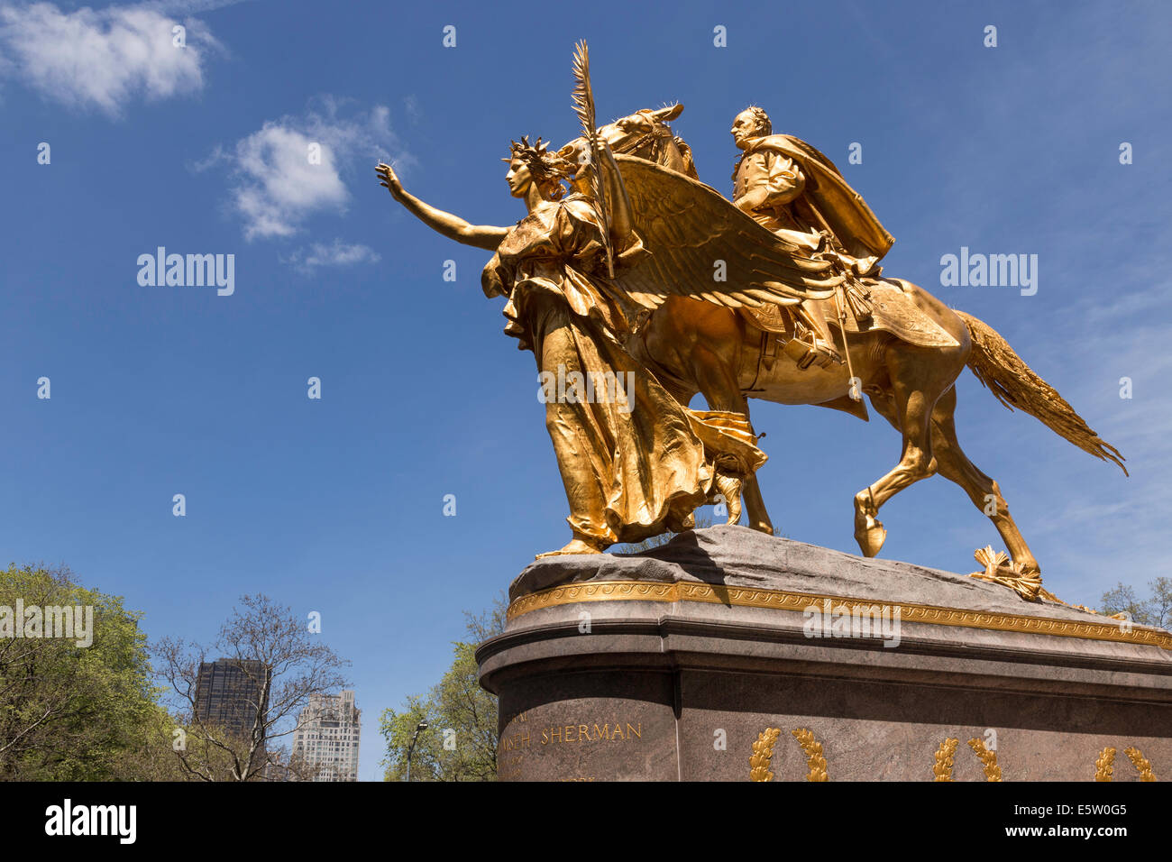 General Sherman Statue, Grand Army Plaza, NYC Stock Photo Alamy