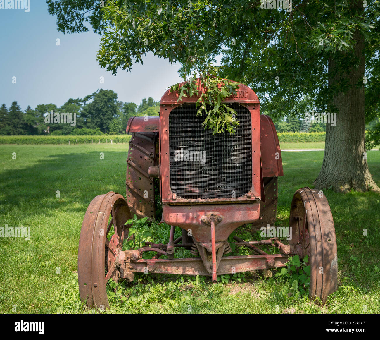 Rust Tractor Mccormick Deering