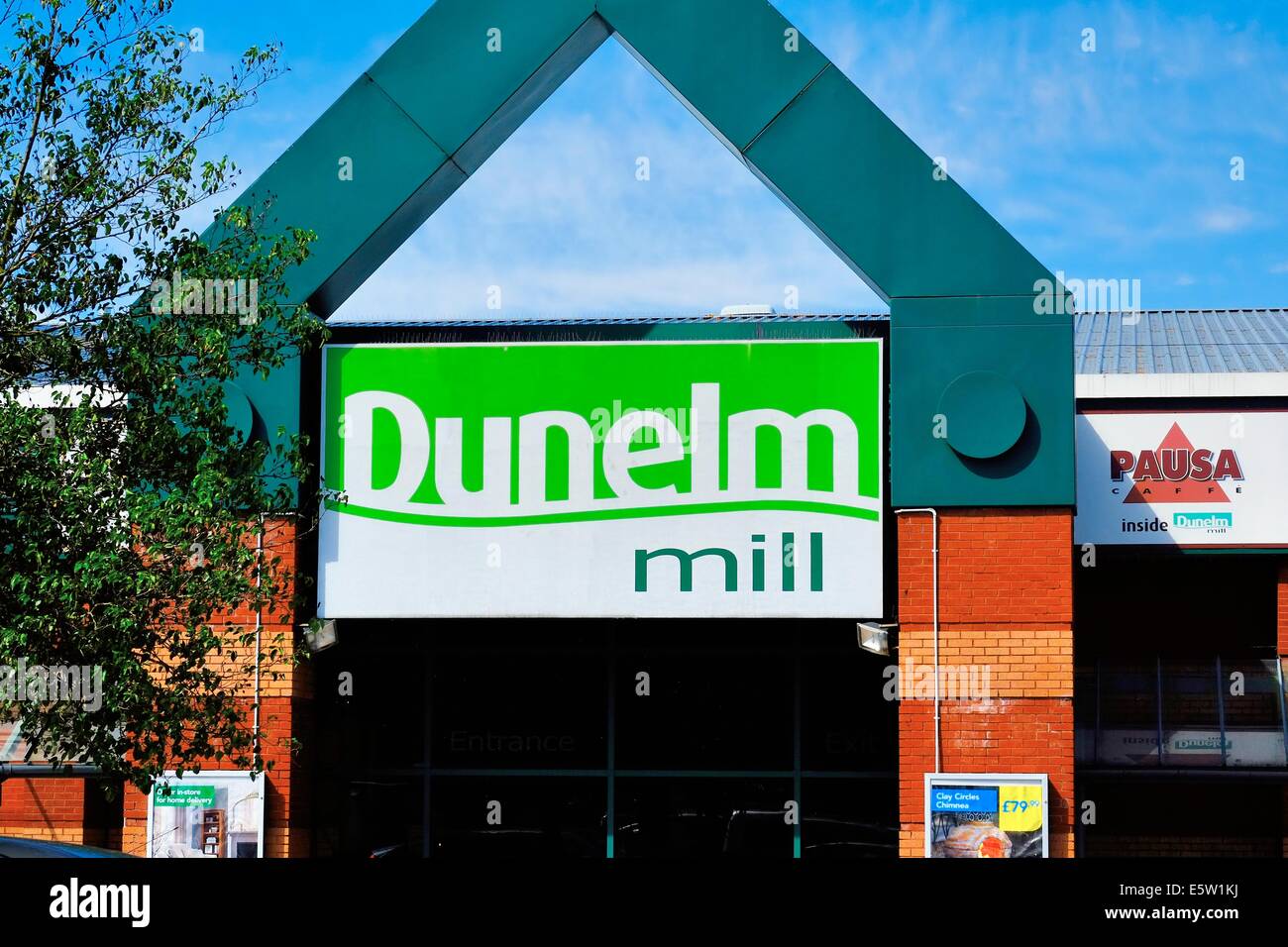 Dunelm Mill UK homewear retailer Nottingham England uk Stock Photo