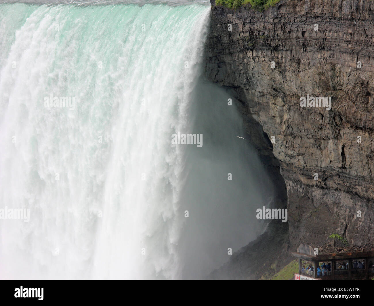 The caves behind Niagara Falls Stock Photo Alamy