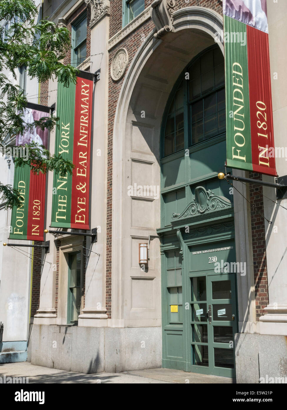 The New York Eye and Ear Infirmary, NYC Stock Photo Alamy