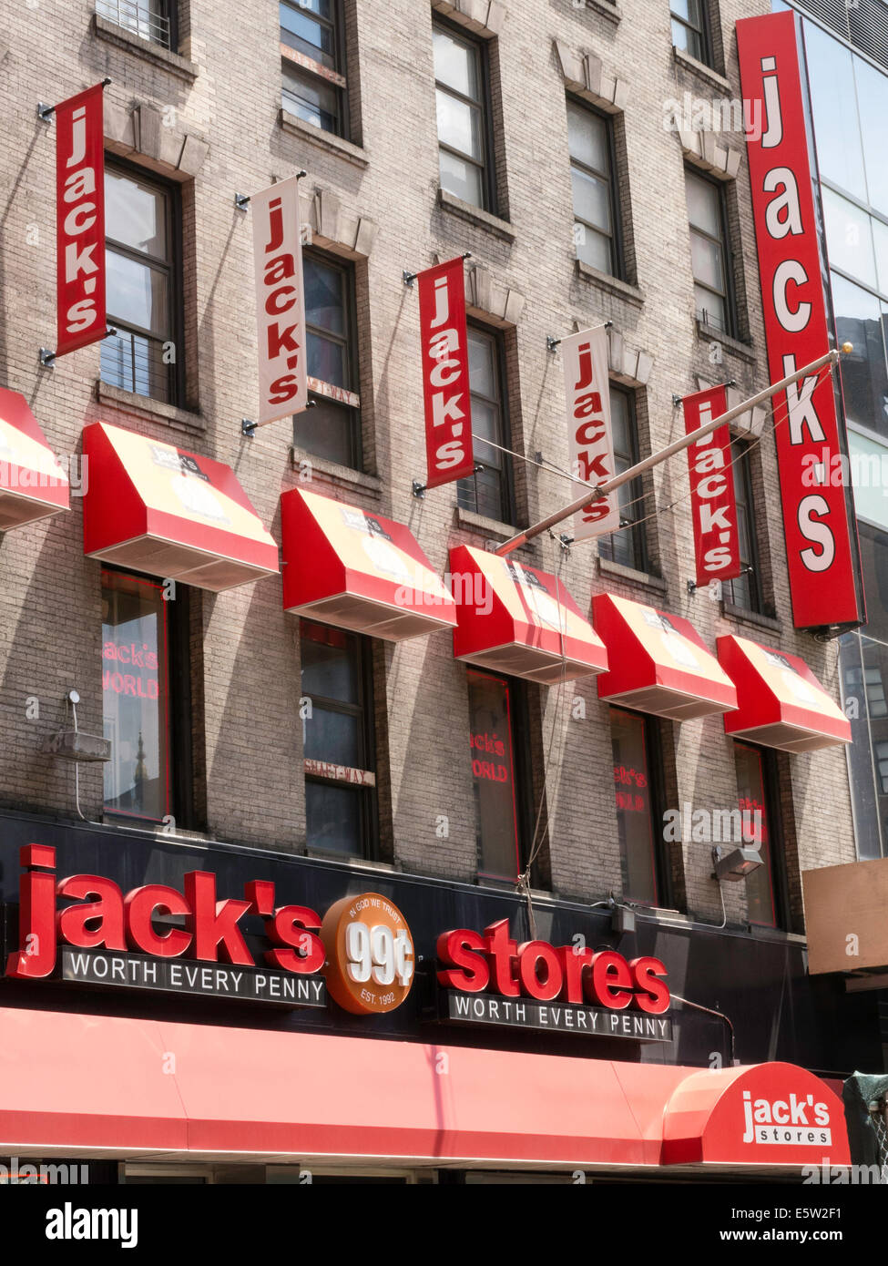 Jack's 99 Cent Store, NYC, USA Stock Photo