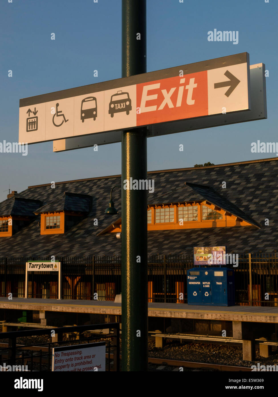 Passenger Assistance Sign, Tarrytown MetroNorth Train Station, New