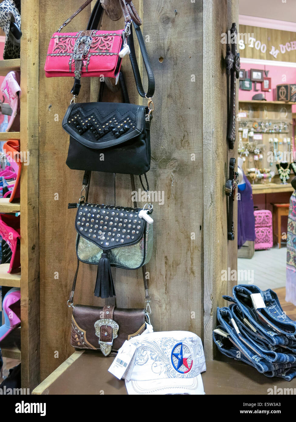 'Wild Out West' Boutique in the Holiday Village Mall, Great Falls, MT, USA Stock Photo