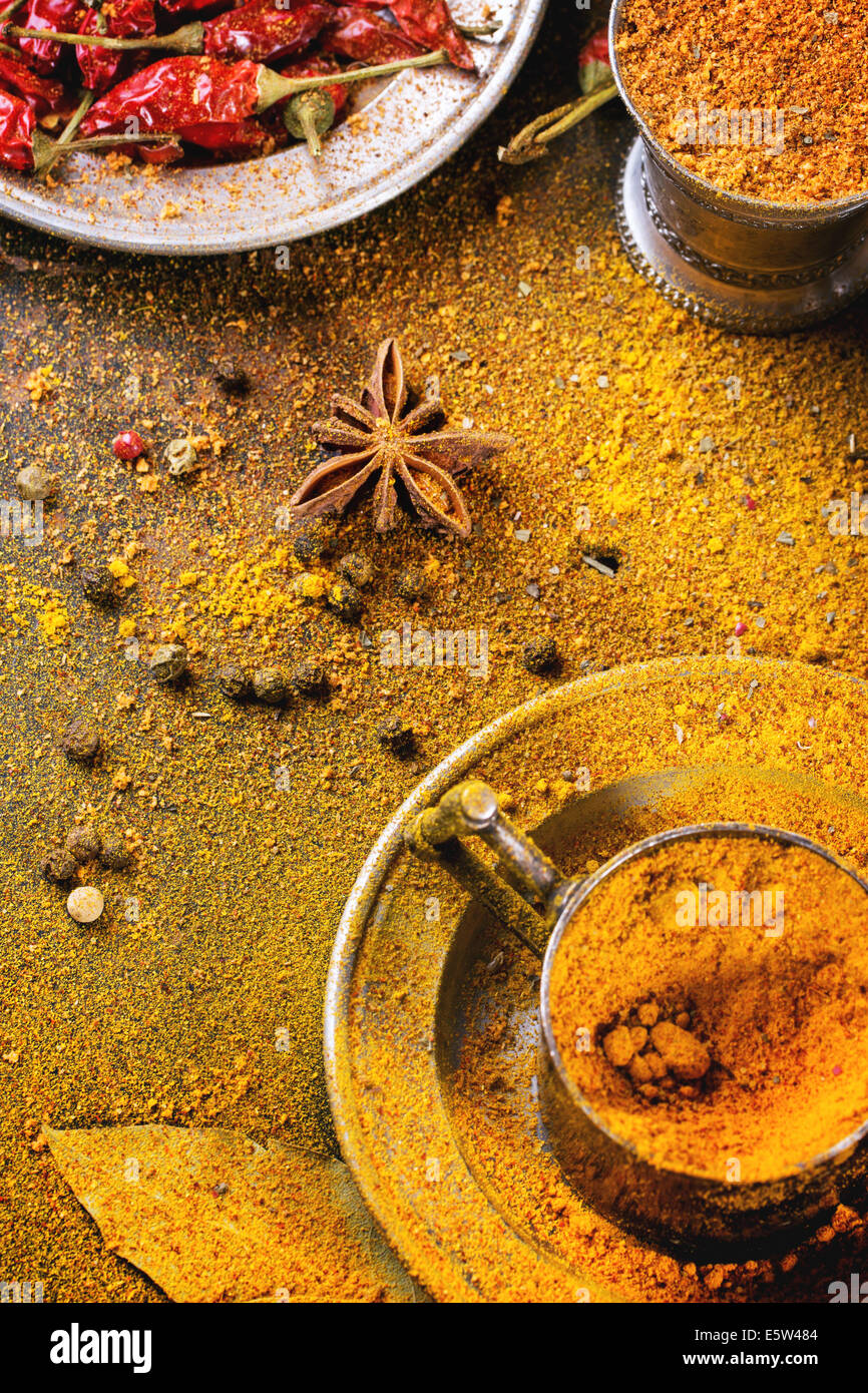 Mix of spices Stock Photo Alamy