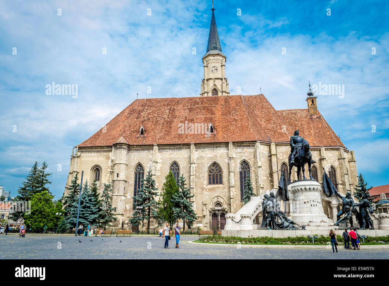 St. Michael's Church, Cluj Napoca, Romania Stock Photo - Alamy