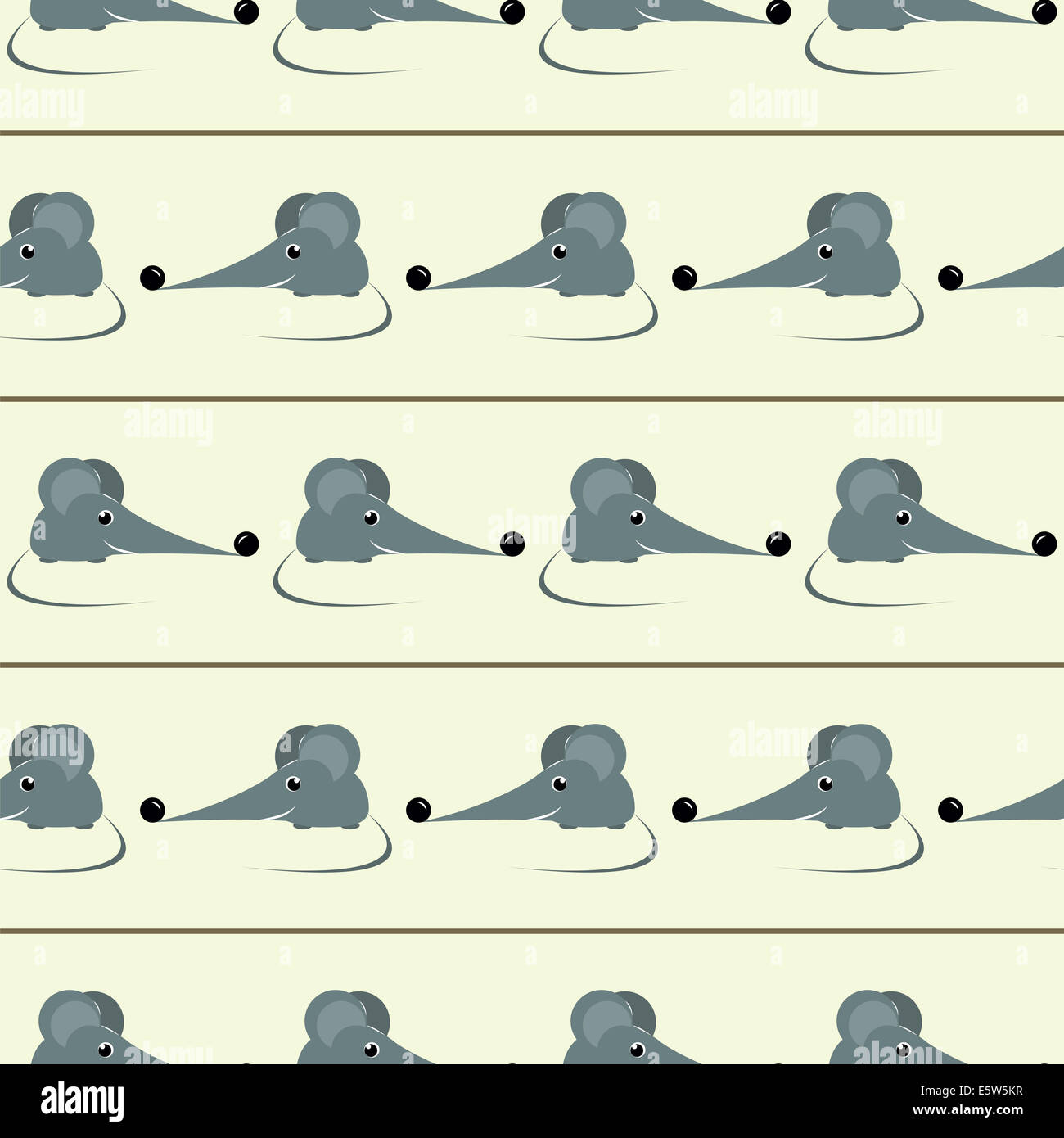 seamless pattern with mouse on yellow background Stock Photo - Alamy