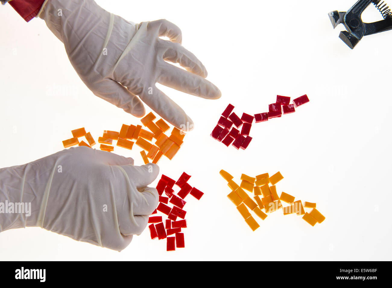 Colored mosaic tiles Stock Photo - Alamy