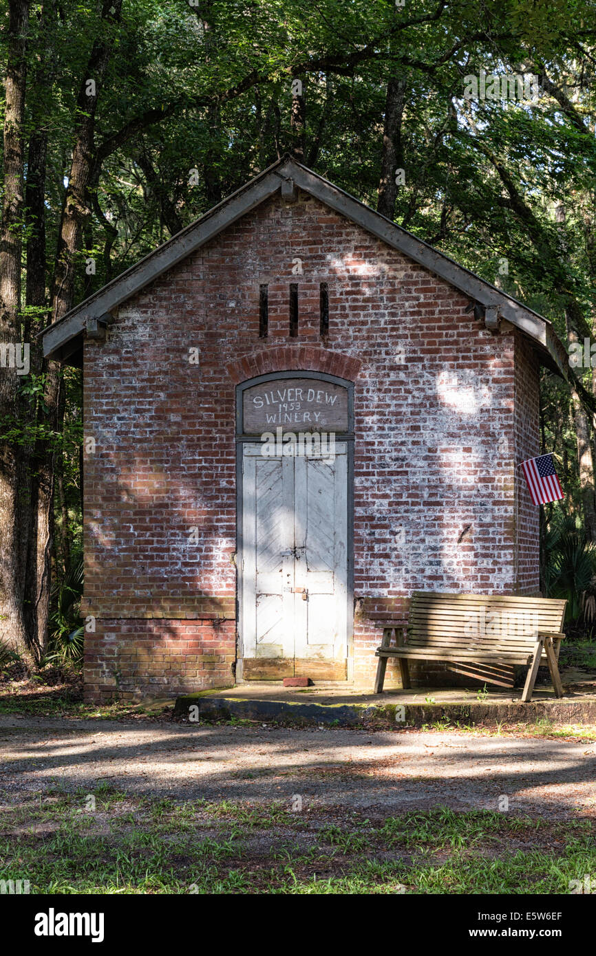 Silver Dew Winery, Daufuskie Island, South Carolina Stock Photo