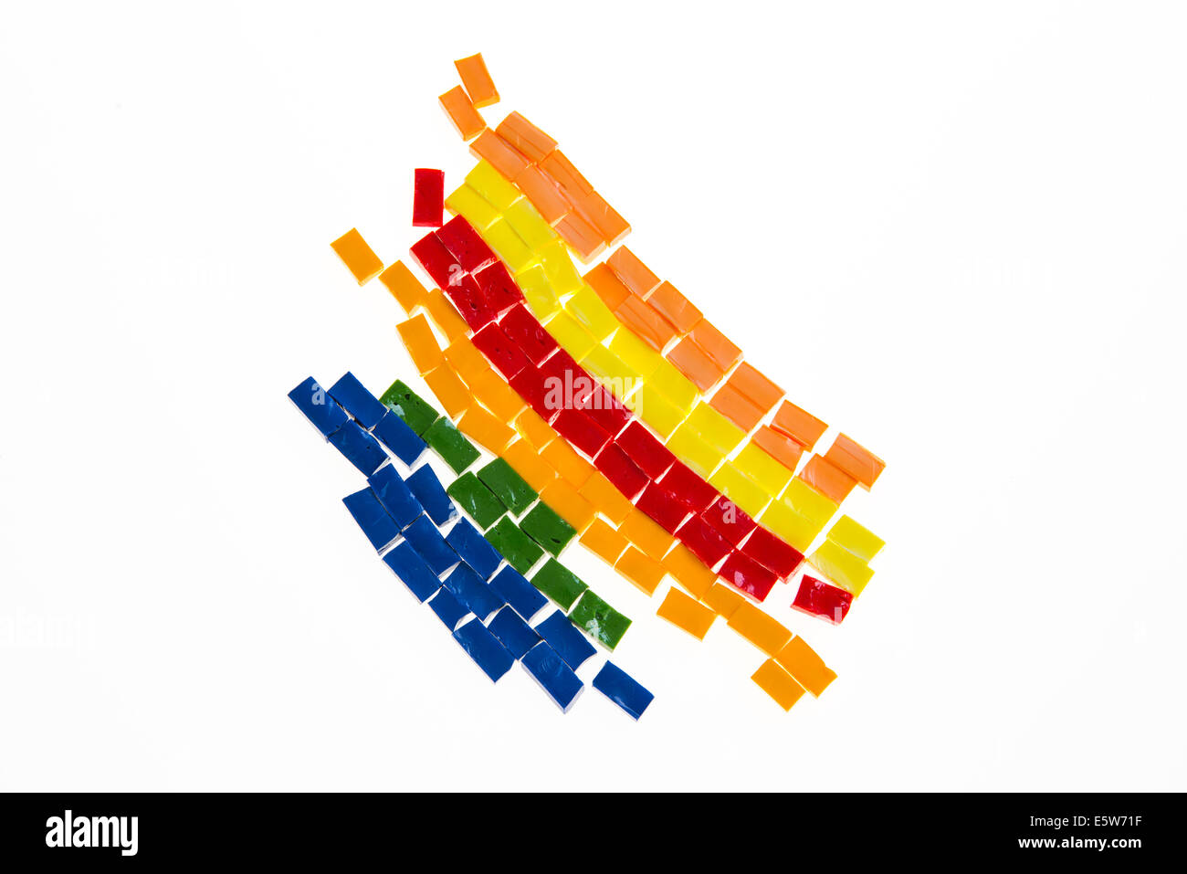 Colored mosaic tiles Stock Photo - Alamy