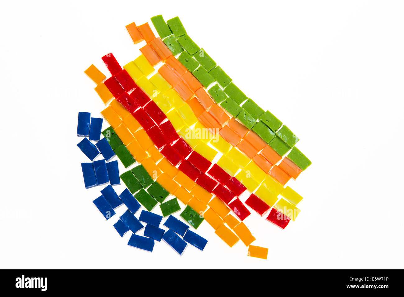 Colored mosaic tiles Stock Photo Alamy