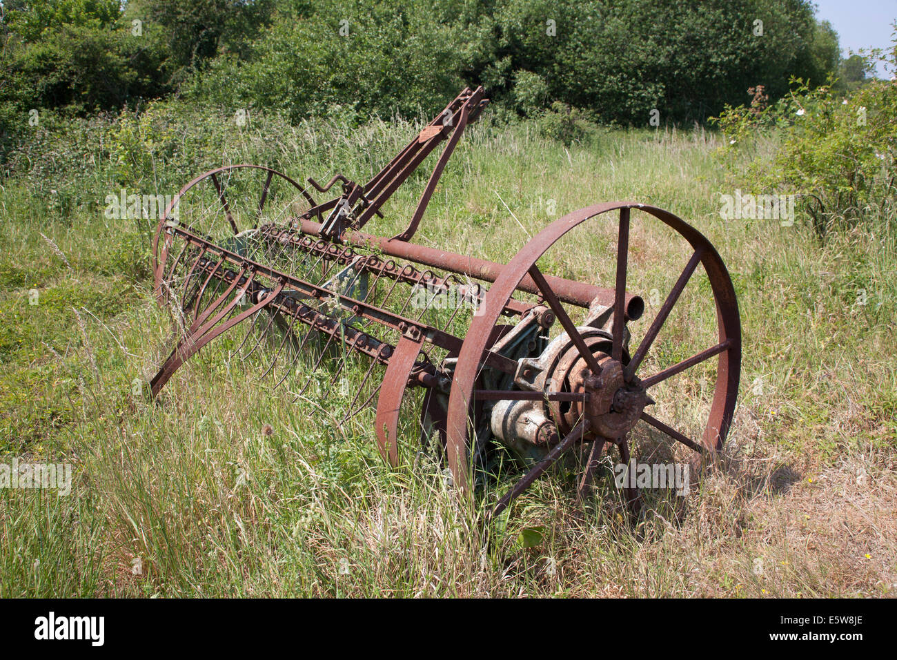 Old farming machinery Henfield West Sussex UK Stock Photo