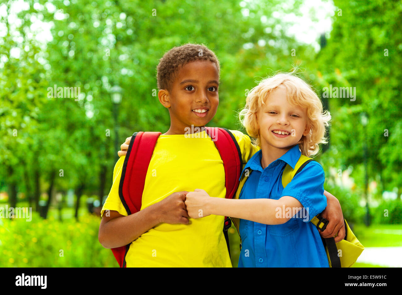 Diverse children playground summer hi-res stock photography and images ...
