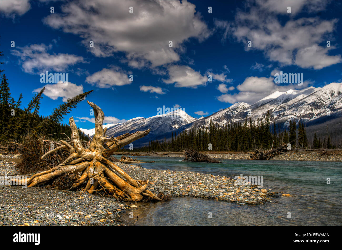 Scenic views of Kootenay National Park British Columbia Stock Photo Alamy